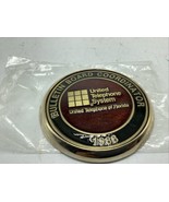 Vintage United Telephone System of Florida  Coin Medallion Paperweight a... - $38.02 CAD