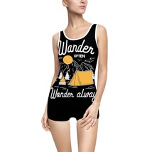 Customized Vintage Style Women&#39;s One-Piece Swimsuit: 85% Polyester, 15% ... - £26.54 GBP