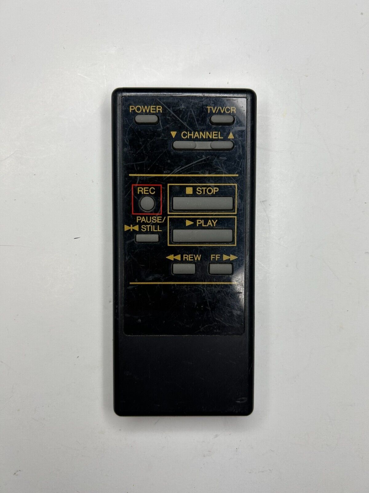 Sharp RRMCG0238GESA Vintage VCR Remote Control, Black - OEM Original  			