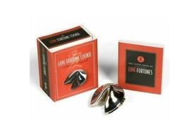 Chrome Plated Fortune Cookie Trinket Box - Do it yourself fortunes ~New~ - £7.73 GBP