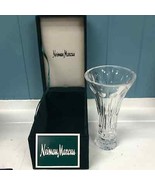 Vintage Godinger bohemian cut crystal 7” vase in Neiman Marcus velvet box - £74.99 GBP