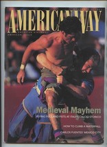 American Way Magazine American Airlines &amp; Eagle November 1 1991 Medieval Mayhem - £14.24 GBP