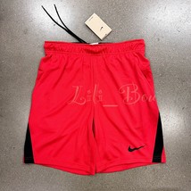 NWT Nike DM1040-657 Men Dri-Fit Basketball Shorts Standard Fit Red Black Size M - £21.60 GBP