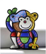 Romero Britto Mini Monkey Figurine 3D Cheeky #331384 Rare Retired Collec... - €59,05 EUR