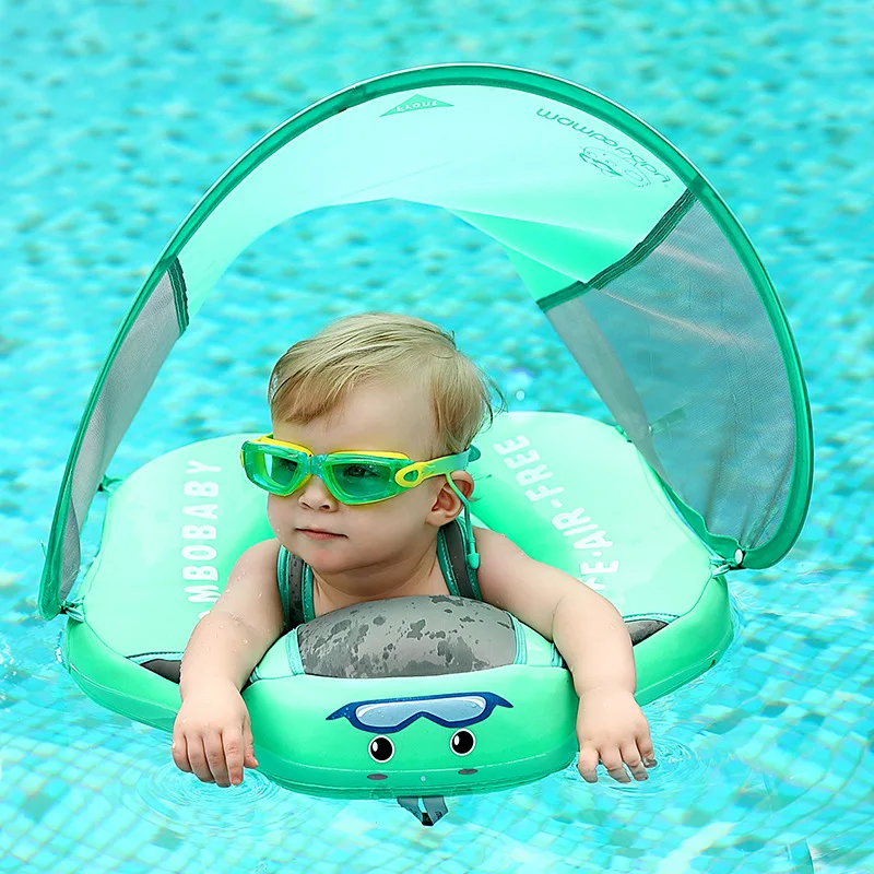 Mambobaby New Non-Inflatable Baby Swimming Float Seat Float Baby Swimming Ring - £50.70 GBP