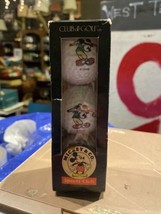 Disney Mickey &amp; Co Sports Club Club de Golf Box Of 3 Golf Balls Brand Ne... - £10.16 GBP