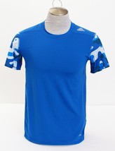 Adidas TechFit ClimaLite Blue Fitted Short Sleeve Athletic Shirt Men&#39;s NWT - £39.31 GBP