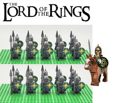 LOTR Mounted King Theoden &amp; Rohan Heavy Long Spears Army 22 Minifigures Set - £22.59 GBP