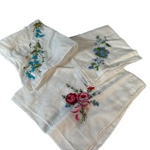 3 piece Vintage Floral Hankies - £8.80 GBP