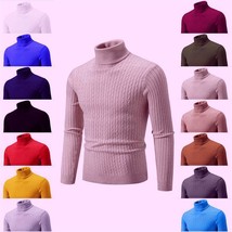 Pullover High Collar Casual Sweater Men - £19.42 GBP+