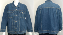 Old Navy Women&#39;s Classic Jean Jacket - Dark Wash Size 3X New With Tag - £32.07 GBP