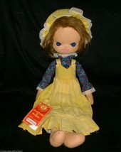 18&quot; Vintage La Lenci Girl Doll Made In Italy Stuffed Animal Plush Toy W/ Tag - £44.80 GBP