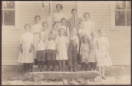 Danbury, NH Pre-1920 RPPC - Upper Turnpike School Real Photo Postcard - $17.50