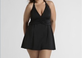 women&#39;s bathing suit halter swim dress attach Brief swimwear plus size 18W1X $92 - £48.22 GBP