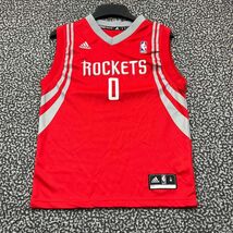 Houston Rockets Brooks #0 Jersey Shirt Youth Medium 10-12 Adidas V-Neck ... - $54.49 CAD