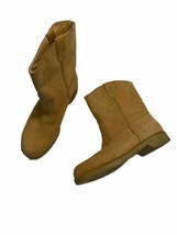 Wolverine Wellington Work Boots Wheat Tan Mens 13 M Oil Resistant Made i... - $38.69