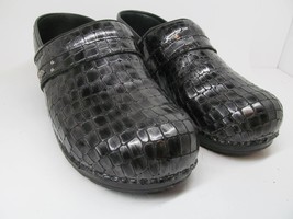 Sanita Koi Gray Croc Print Work Slip On Clogs  Size  US 12    EUR 43 - £38.53 GBP