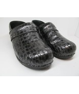 Sanita Koi Gray Croc Print Work Slip On Clogs  Size  US 12    EUR 43 - £39.05 GBP