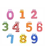 10Pcs Wooden Magnets Fridge Numbers Large Cute Wood Magnetic Refrigerato... - $11.99