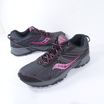 Saucony Womens Excursion TR7 Trail Running Shoes Black Pink Size 11 15170-1 - $26.99