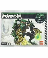 LEGO Bionicle PIRAKA Zaktan 8903 instruction Booklet Manual ONLY - $5.03