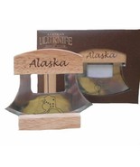 Alaska Alaskan Ulu Knife Map Etched Blade - £16.77 GBP
