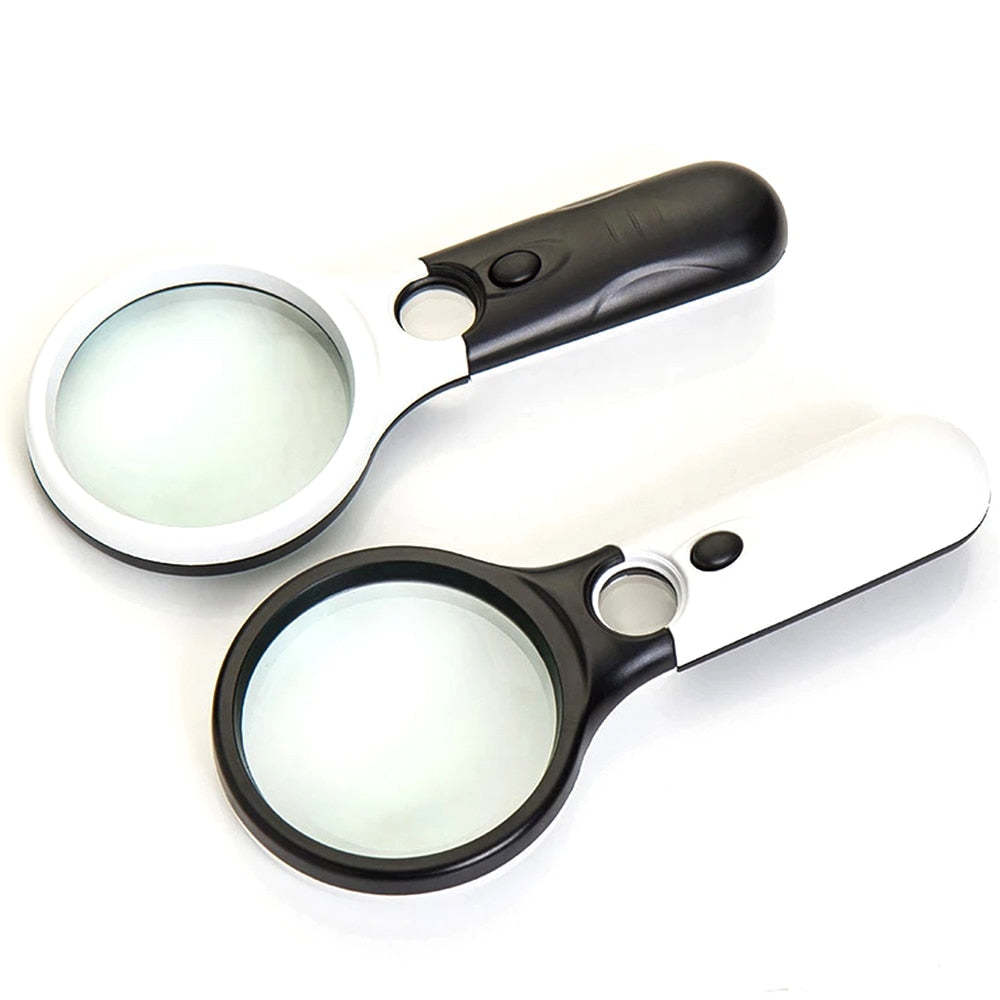 Illuminated Magnifier Reading Glasses Handheld Magnifying Glass with LED Light 3 - $14.67 - $20.15