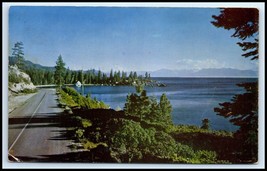 CALIFORNIA Postcard - Lake Tahoe, Shoreline Highway (G5) - £2.21 GBP