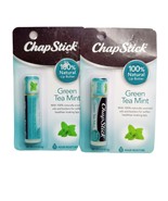 2 Chapsticks Green Tea Mint, 100% Natural Lip Butter with 8 Hour Moisture - £5.44 GBP