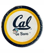 California Golden Bears NCAA University College Sports Party 7&quot; Dessert ... - $163.53 MXN
