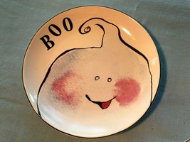 Halloween Ghost Plate Rosanna 8&quot; China Treats - £15.97 GBP