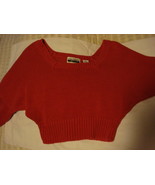 LOT 2 VINTAGE 80&#39;s CROPPED SWEATERS CONTEMPO CASUALS ELIAS EDITION RED M... - $205.07 CAD