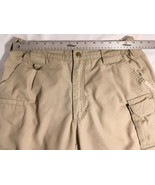 MENS 5.11 TACTICAL SERIES COTTON POLY BLEND KHAKI TAN 30&quot; X 31.5&quot; CARGO ... - $731.09 MXN