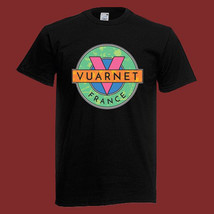 Vuarnet France Logo Men&#39;s Black T-Shirt Size S-5XL - £11.08 GBP+