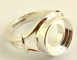 Kameleon Open Side Ring Kr-8, Kr008, Sterling Silver,  Sz 5, New - £37.40 GBP