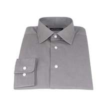 Men Mondego 100% Soft Cotton Dress Classic shirt Long Sleeves sn100 gray Solid image 3