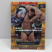 2022 Panini Select WWE Jinder Mahal Base Concourse #41 Orange Flash Prizm - £1.57 GBP