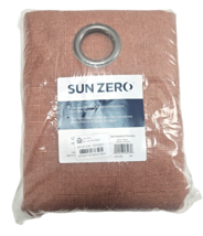 Sun Zero Lichtenberg 50”x84” Blackout Curtain Panel. Terracotta, Burnt Orange - £25.28 GBP