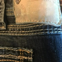 Womens Silver Twisted Capri jeans -- good condition image 8