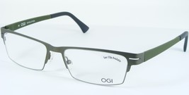 Ogi Evolution 4009 1245 Olive Green Eyeglasses Glasses Metal Frame 54-18-145mm - £62.30 GBP