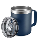 12Oz Stainless Steel Insulated Coffee Mug with Handle, Double Wall Vacuu... - $346.88 MXN