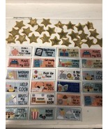 47pc Children Responsibility Chore School Reward Kids Chart Stitch Star ... - $15.86 CAD