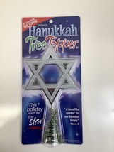 Sparkling Silver Hanukkah/Chistmas Tree Topper~9-Inch~Star of David~Inter-Faith - $16.09