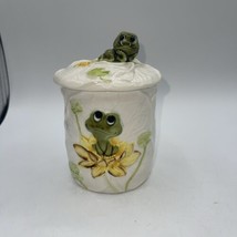Sears Roebuck Neil The Frog  6” Canister  &amp; Lid Made in Japan 1977 - £38.20 GBP
