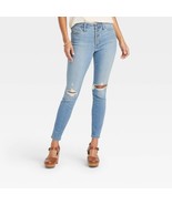 Universal Thread Teen Girls High-Rise Skinny Jeans Light Blue 4 - $461.70 MXN