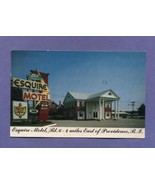 Vintage Postcard 1986 1980s Esquire Motel Providence RI Seekonk MA  - £5.18 GBP