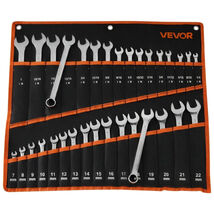 VEVOR Combination Wrench Set, 32-Piece SAE and Metric, 12-Point Box End - $71.50