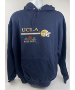 Vintage 90s UCLA Rose Bowl 1999 Heavy Hooded Pullover Sweater Mens XL Na... - $742.19 MXN