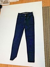 American Eagle Outfitters Womens Sz 00 Black Denim Jeans Jeggings Next L... - $11.87