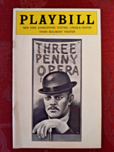 PLAYBILL magazine June 1976 THREEPENNY OPERA Blair Brown Raul Julia - $14.40